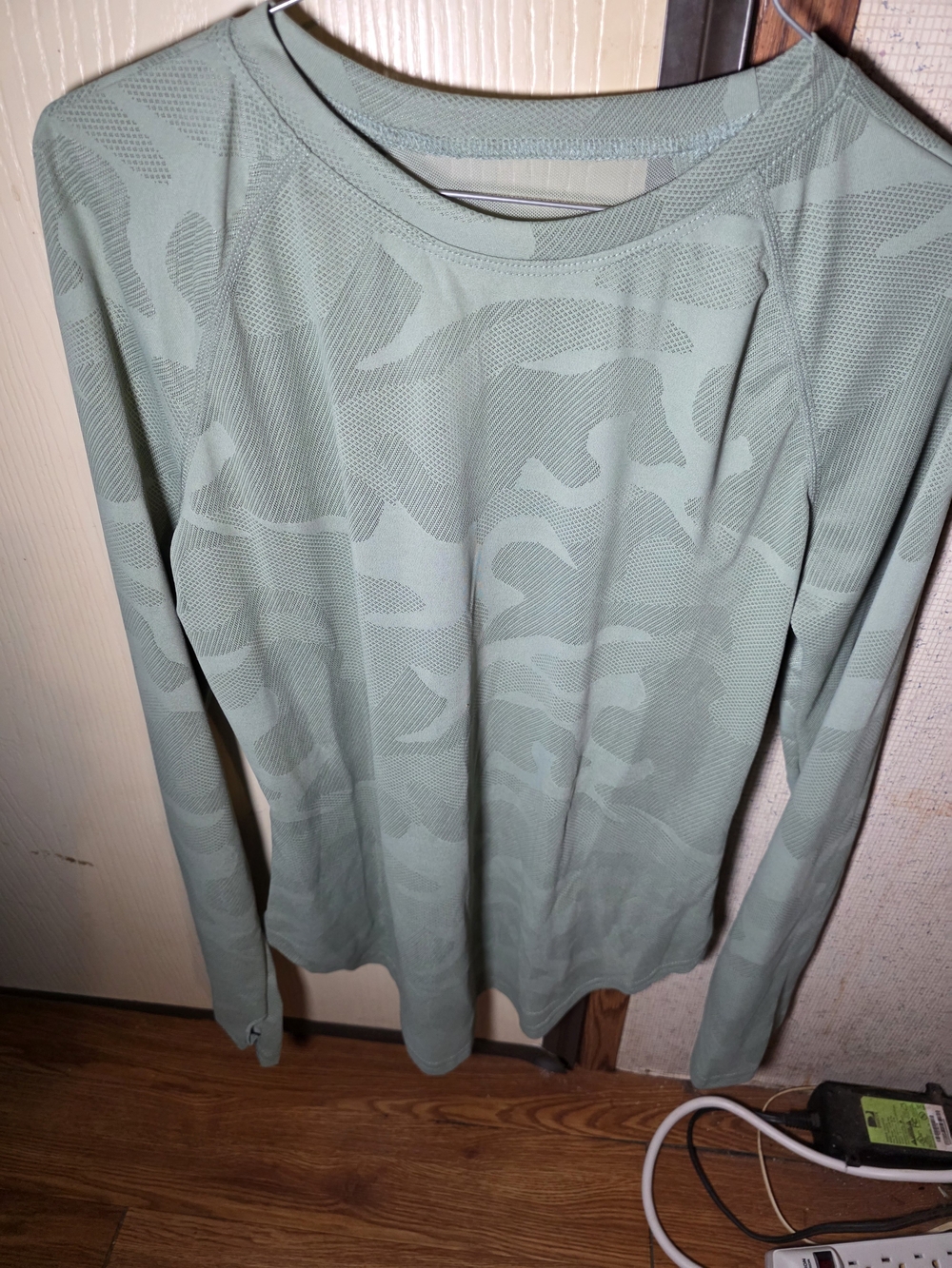 Light Sage Long Sleeve Active Top